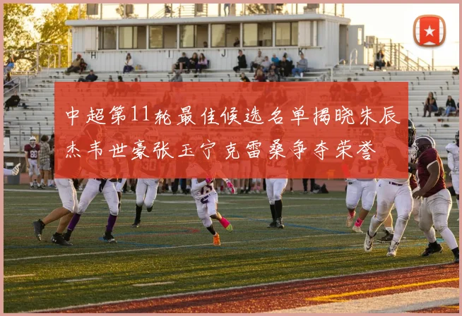 中超第11轮最佳候选名单揭晓朱辰杰韦世豪张玉宁克雷桑争夺荣誉